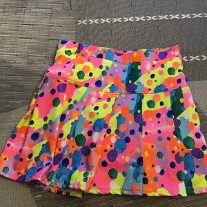 Azarhia Girl's Colorful Skort--Size 10-12/12, Excellent Shape